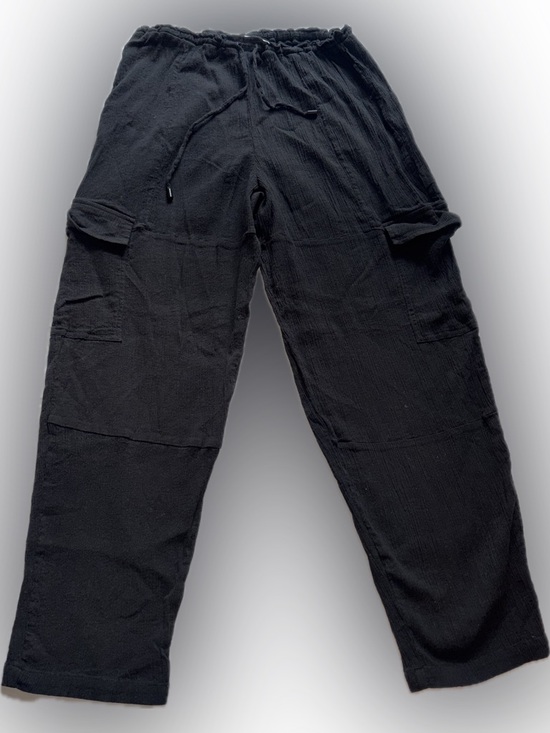 Sanctuary Pants - Sanctuary Black Cotton Lounge Pants